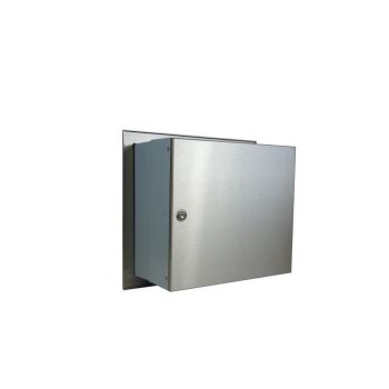 AV-Serie Edelstahl Durchwurfbriefkasten - Tiefe 14,5 - 40 cm