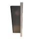 RENZ / Cassetta postale bifamiliare passante a muro con citofono / colore RAL / larghezza frontale: 260 mm / profondità: 270-405 mm / in acciaio - rimuovibile