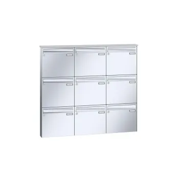 Leabox stainless steel surface mounted letterbox - LEA3