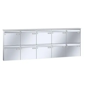 Leabox stainless steel surface mounted letterbox - LEA3