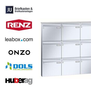 Leabox stainless steel surface mounted letterbox - LEA3
