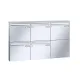 Leabox stainless steel surface mounted letterbox - LEA3