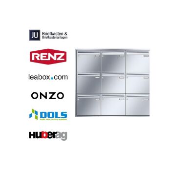 Leabox stainless steel surface mounted letterbox - LEA3