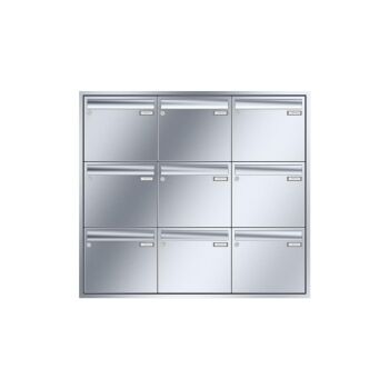 Leabox stainless steel surface mounted letterbox - LEA3