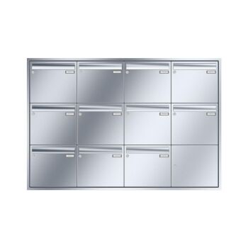 Leabox stainless steel surface mounted letterbox - LEA3