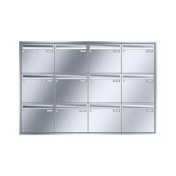 Leabox stainless steel surface mounted letterbox - LEA3