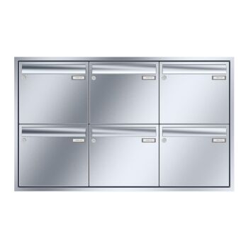 Leabox stainless steel surface mounted letterbox - LEA3