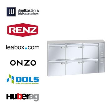 Leabox stainless steel surface mounted letterbox - LEA3