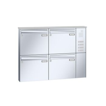 Leabox stainless steel surface mounted letterbox - LEA3