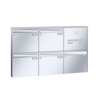 Leabox stainless steel surface mounted letterbox - LEA3