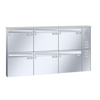 Leabox stainless steel surface mounted letterbox - LEA3