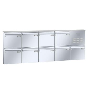 Leabox stainless steel surface mounted letterbox - LEA3