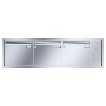 Leabox Cassetta postale a muro in acciaio inox - LEA3