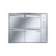 Leabox Cassetta postale a muro in acciaio inox - LEA3