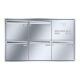 Leabox Cassetta postale a muro in acciaio inox - LEA3