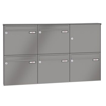 Aufputz-Briefkastenanlage in RAL (1-12-fach)
