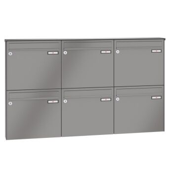 Aufputz-Briefkastenanlage in RAL (1-12-fach)