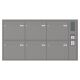 Leabox stainless steel surface mounted letterbox - LEA3