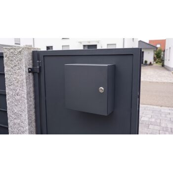 A-050 Durchwurfbriefkasten in RAL Farben für Zaun&Tor