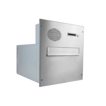B-242 XXL stainless steel wall-mounted camera mailbox system