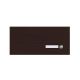 CD-2 front panel with bell Button in RAL 8017 chocolate brown