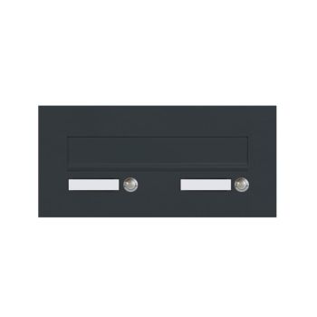 CD-3 front panel with 2 bell Buttons in RAL 7016 anthracite grey