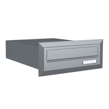 B-03 wall pass letterbox in window grey (RAL 7040)