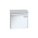 Leabox stainless steel surface mounted letterbox with pitched roof - LEA20