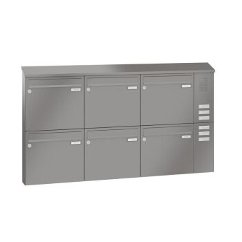 LEABOX Aufputzbriefkasten mit Schrägdach und Sprechfeld - LEA20 (1-12-fach)