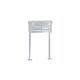 Leabox cassetta autoportante con citofono in acciaio inox - LEA20
