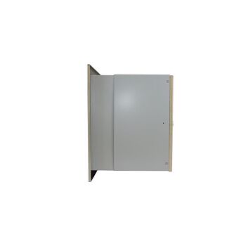 XXL Edelstahl Mauerdurchwurf Briefkasten - T: 24,5-40 cm - A-042