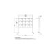 Leabox free-standing letterbox system in stainless steel 12 base plates