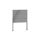 Leabox freestanding mailbox system in RAL 9007 grey aluminium 9 base plates