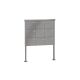 Leabox free-standing mailbox system in RAL DB 703 iron mica 9 base plates