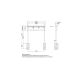 Leabox free-standing mailbox system in RAL 9007 grey aluminium 3 embedding in concrete
