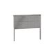 Leabox free-standing mailbox system in RAL 7035 light grey 7 embedding in concrete