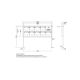 Leabox freestanding mailbox system with speech field in RAL 8028 terra brown 9 base plates
