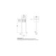 Leabox free-standing horizontal mailbox system in RAL 9010 pure white 2 base plates