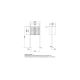 Leabox free-standing horizontal mailbox system in RAL 9010 pure white 10 base plates
