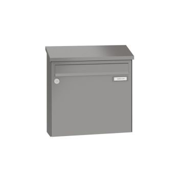 Leabox surface mailbox in RAL 7035 light grey 1