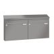 Leabox surface mailbox in RAL 7035 light grey 2