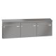 Leabox surface mailbox in RAL 9007 grey aluminium 3