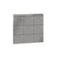 Leabox surface mailbox in RAL 9007 grey aluminium 9