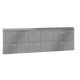 Leabox surface mailbox in RAL 9007 grey aluminium 12