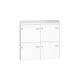 Leabox surface mailbox in RAL 9016 traffic white 4