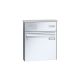 Leabox surface mailbox with speech field in stainless steel 1