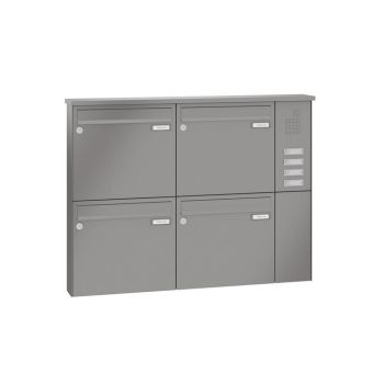 Leabox surface mailbox with speech field in RAL 7016 anthracite grey 4