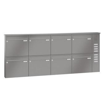 Leabox surface-mounted mailbox with speech field in RAL 7016 anthracite grey 8