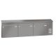 Leabox surface mailbox with speech field in RAL 7035 light grey 3
