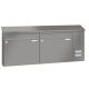 Leabox surface mailbox with speech field in RAL DB 703 iron mica 2